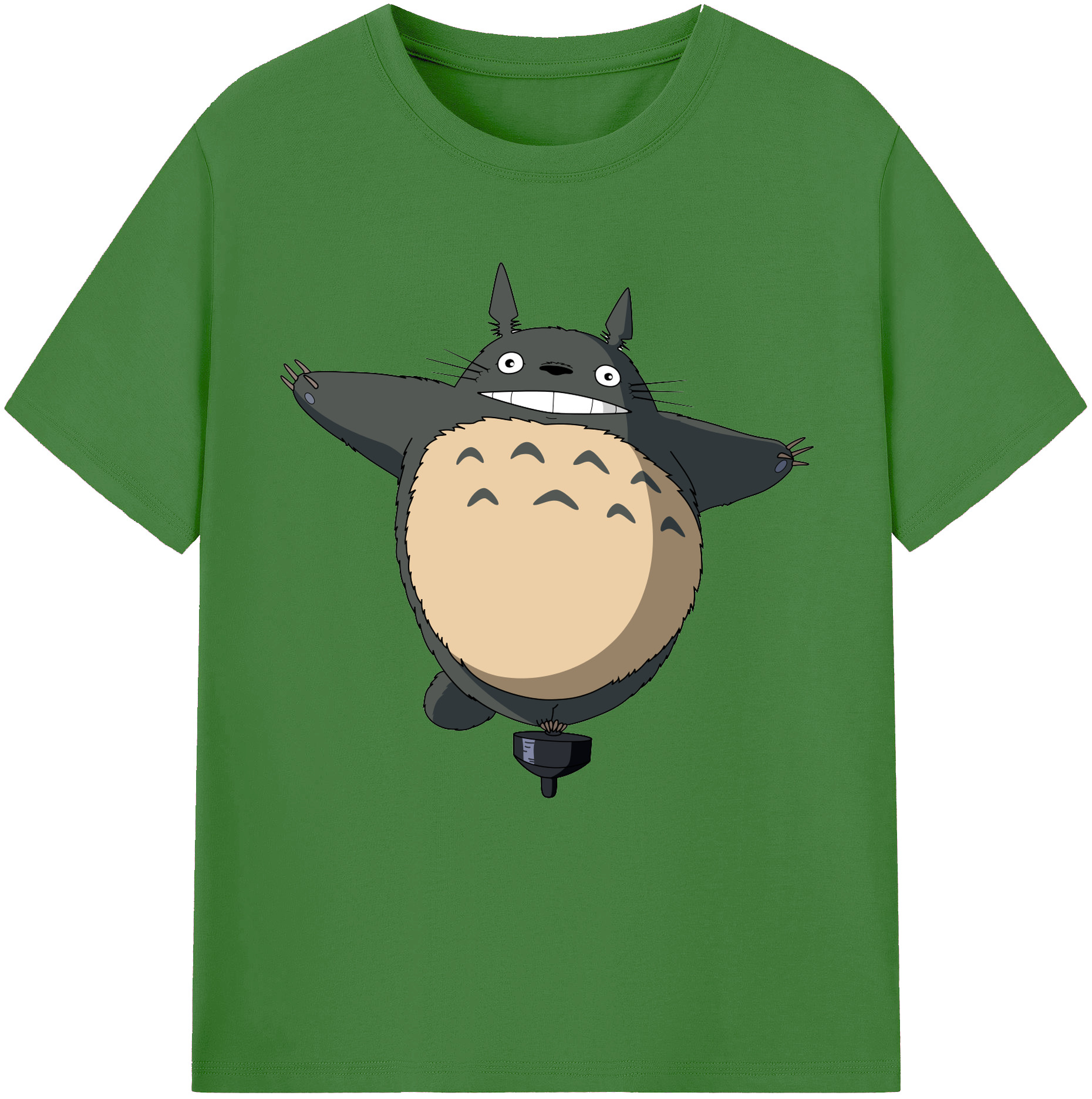 （画像用） となりのトトロ 草壁メイ 草壁サツキ My Neighbor Totoro Satsuki Kusakabe Mei Kusakabe レディースカジュアルプリントTシャツ（綿100％）